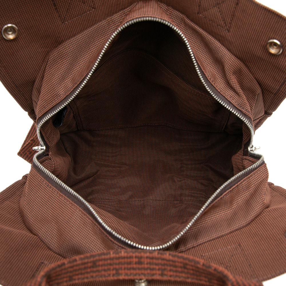 Pre-Loved Hermes Canvas Herline Backpack MM - Picture 4 of 6